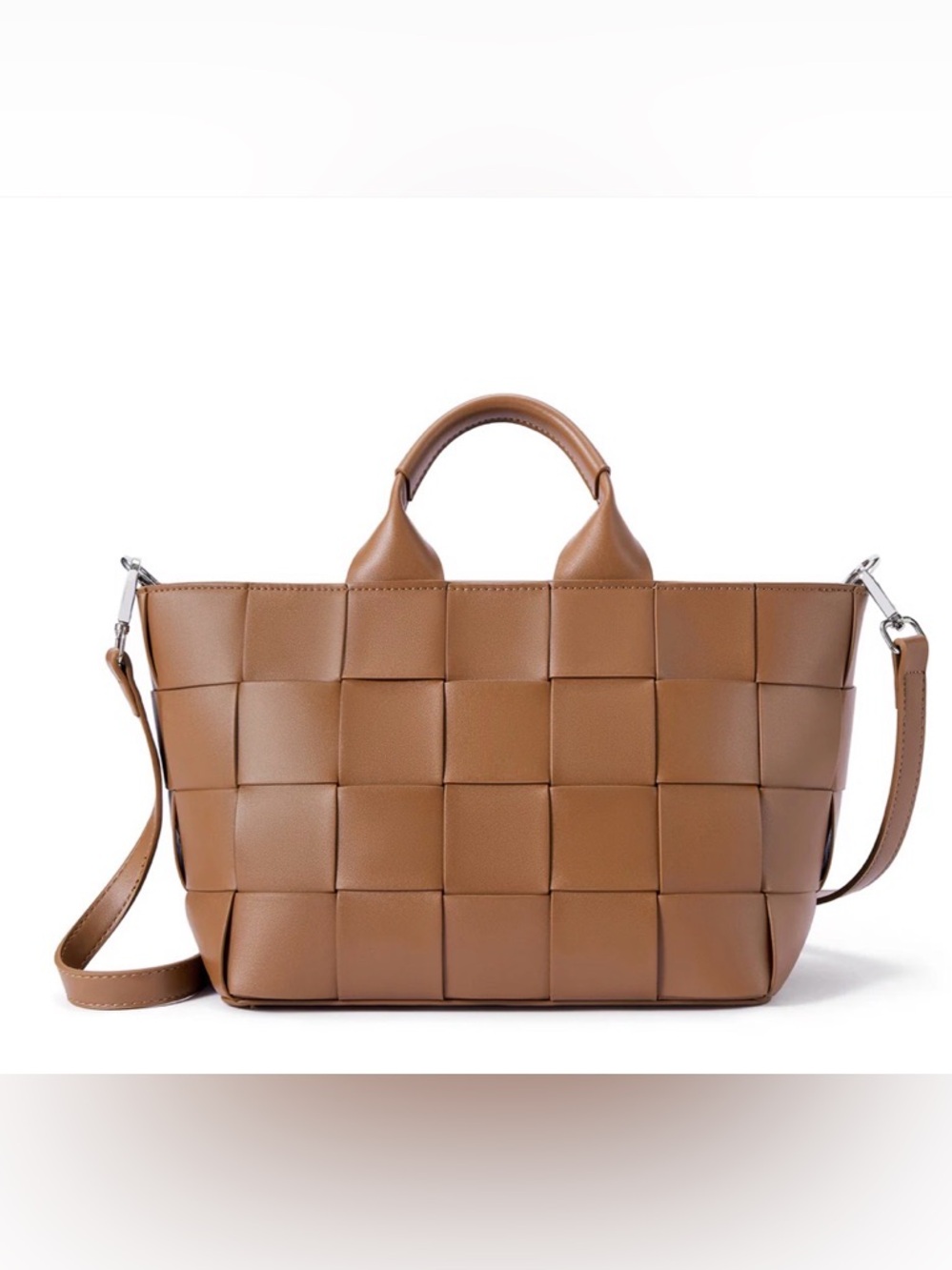 Bostanten Cruze Handcrafted Woven Leather Bag EUC
